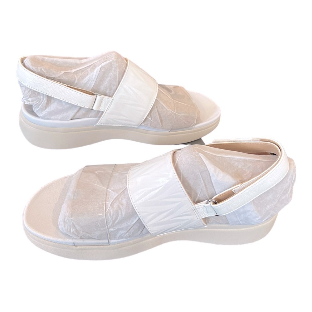 VIONIC Karleen Embossed Leather Sandals White Size 11 NEW - Picture 6 of 8